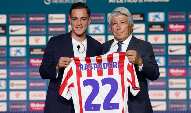 九游APP-拉斯帕多里：加盟马竞是梦想；能得到西蒙尼的青睐是一种荣誉