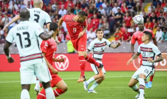 在线娱乐-C罗缺阵 今年葡萄牙首负瑞士首胜 五盾败给奥姆林